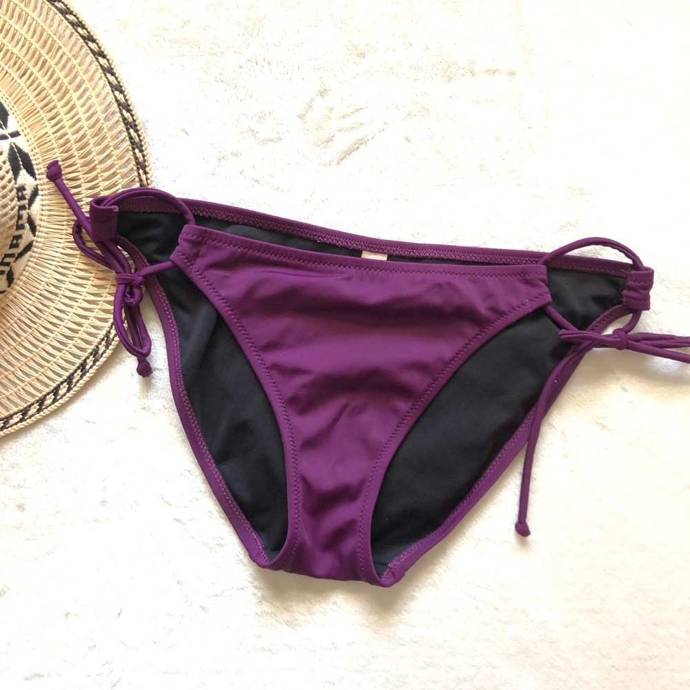 VS Swim Bikini Bottom Cheeki Plum in color